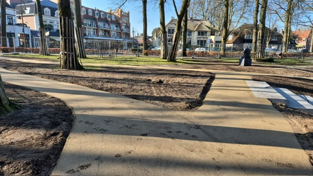 Wandelpaden vijver Coeswaerde feb 2025